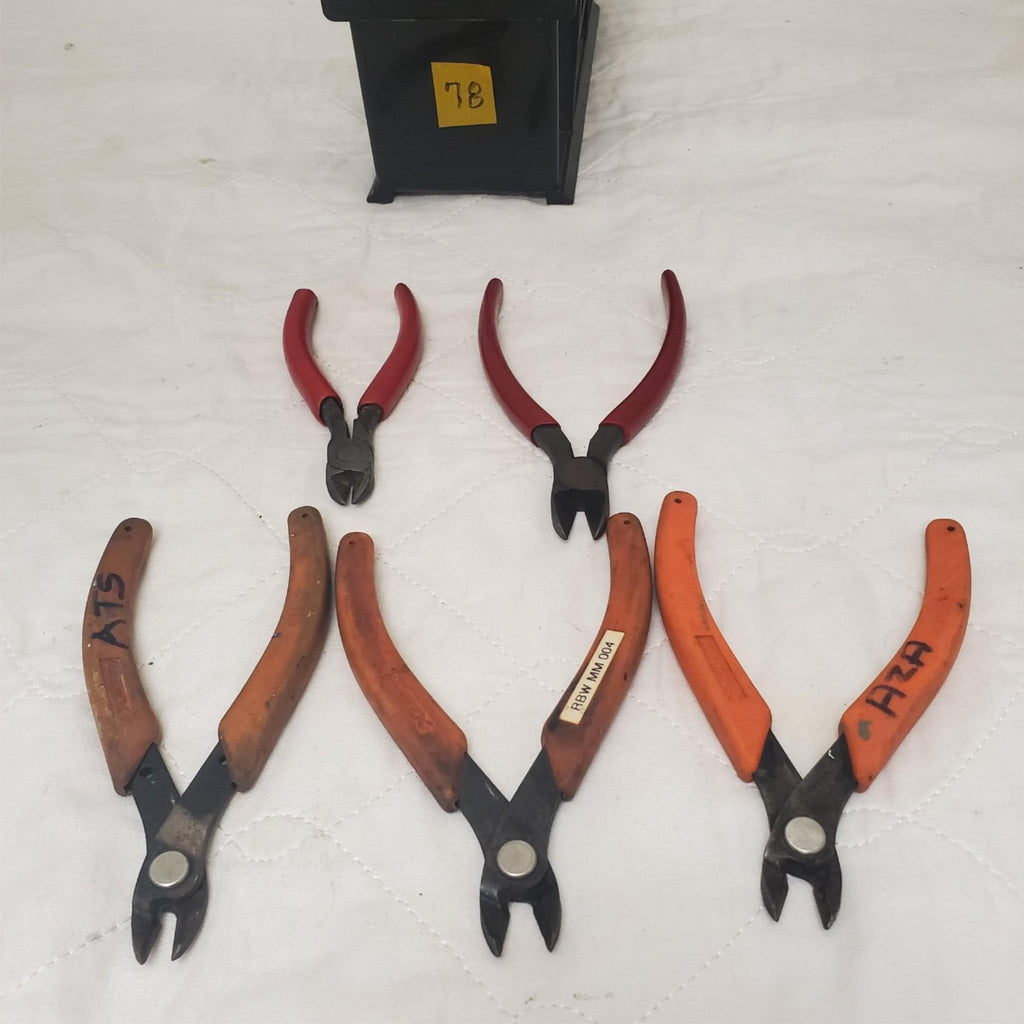Lot of 5 Xuron Flush Cable Tie Cutters LOT-78