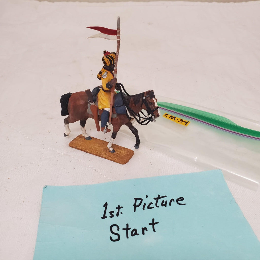 Metal Hand Painted 54mm SOE002 Skinner's Horse Lancer CM-34