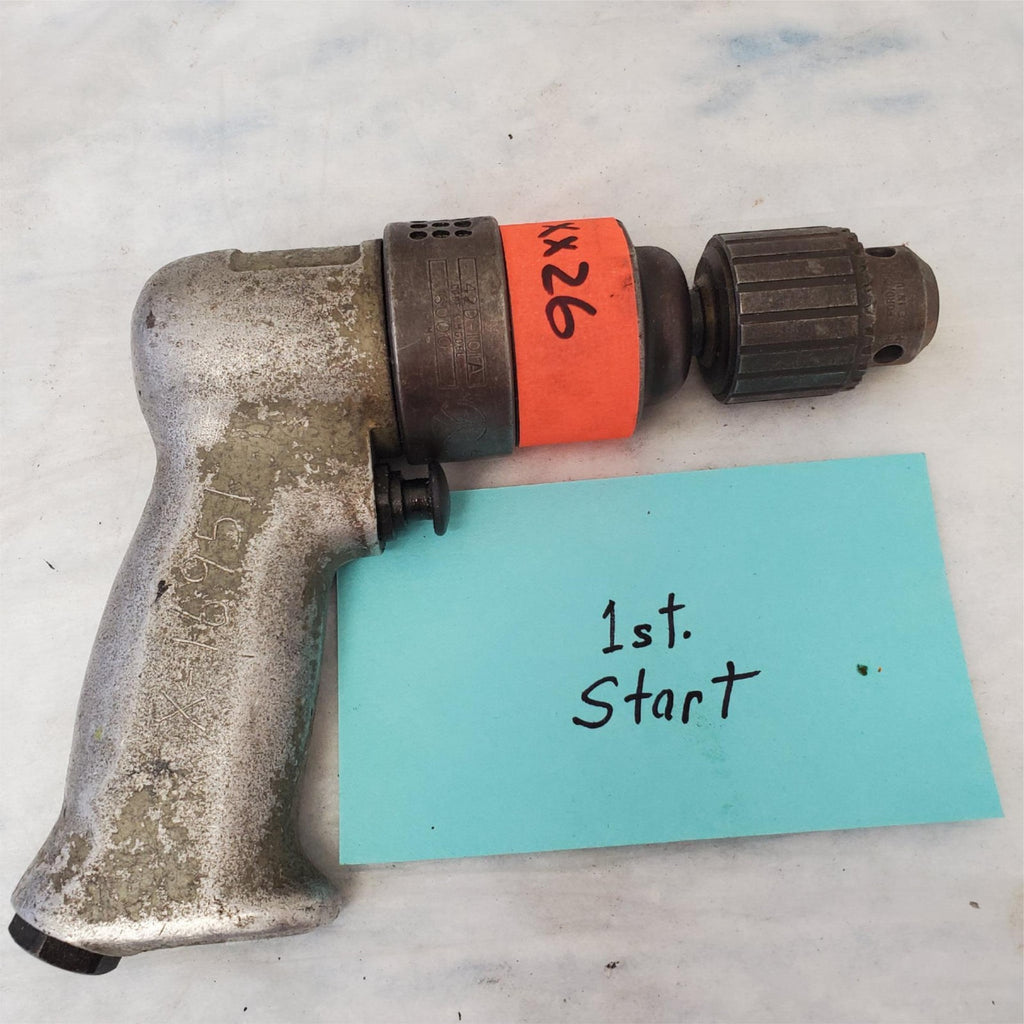 Rockwell 42D-101A Pistol Grip Pneumatic Air Drill Air Tool XX-26