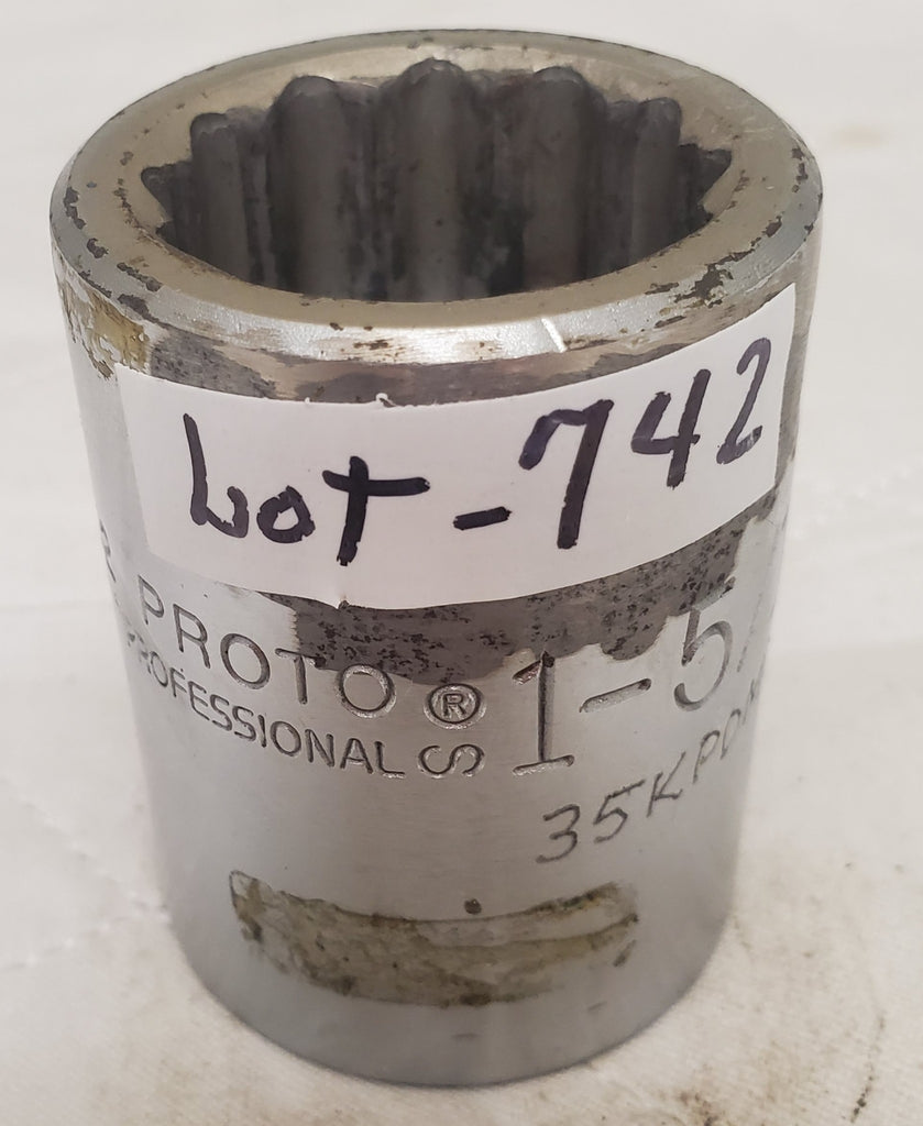 PROTO 5742 USA  1-5/16” Heavy-Duty Socket Tool - LOT 742