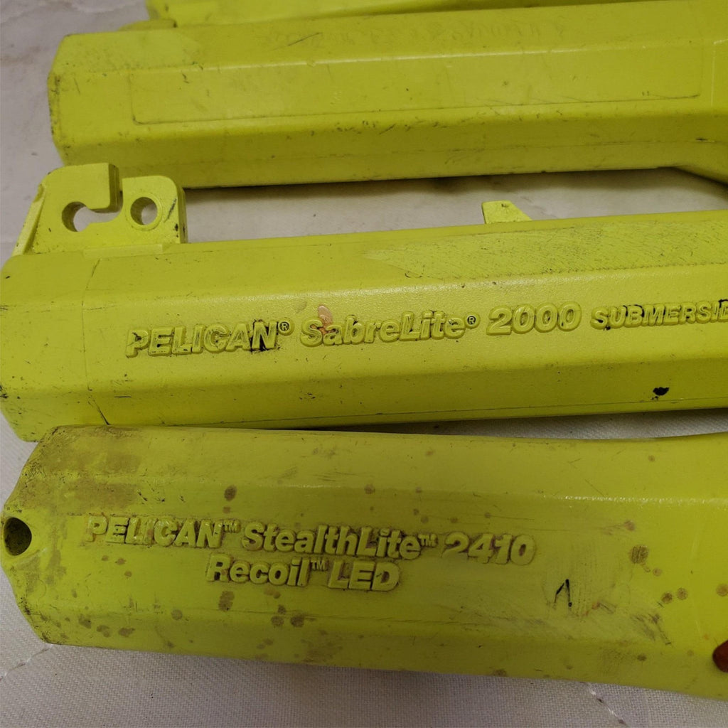 Lot of 4 Assorted Pelican Safety LED Flashlights LOT-862