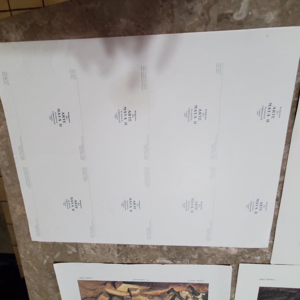 Lot of 9 Art Prints of Ruins and Temples