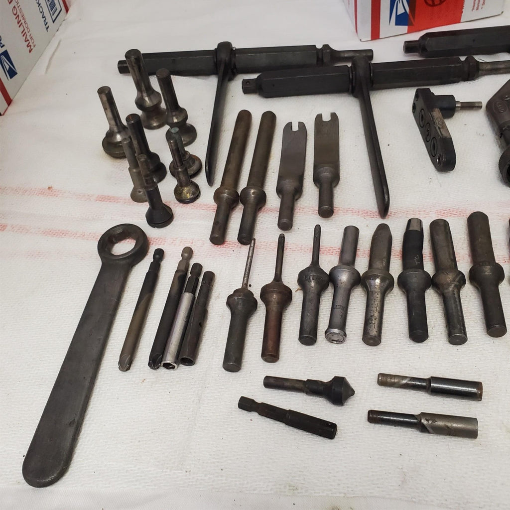 Lot of Mixed Hand Tools Rivet Wrenches,Sockets, Specialty Mechanic Tools LOT1050
