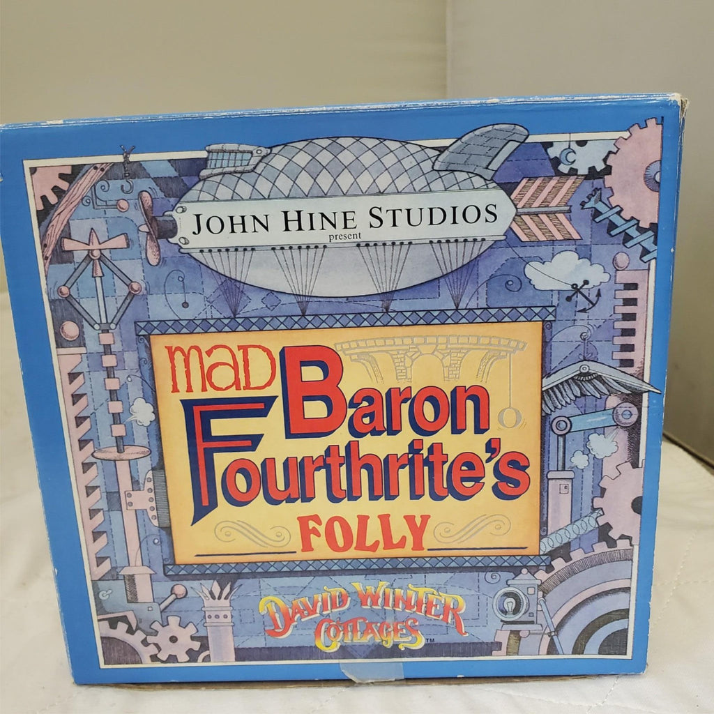 David Winter's Cottages Mad Baron Fourthrite's Folly 1992