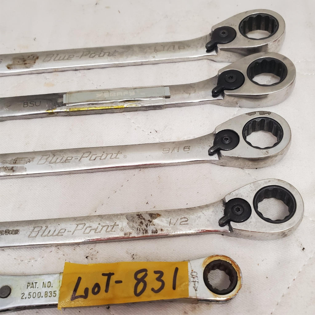 Lot of 5 Blue-Point Combination Box Wrenches Set  LOT-831