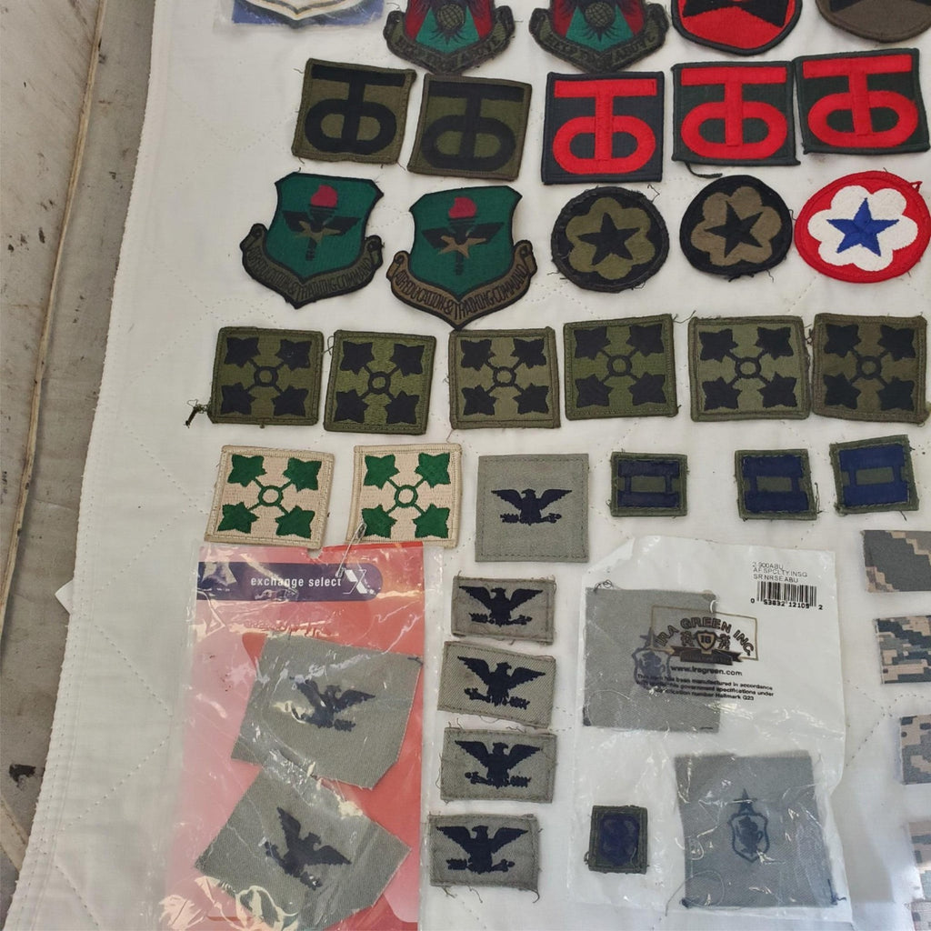 Lot of Assorted US Military Army Air Force Subdued Patches
