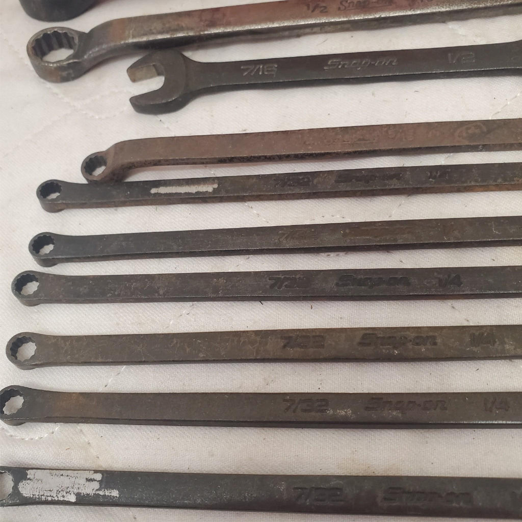 Lot of 13 Assorted Snap-On Box End Wrench & Other Wrenches LOT 533