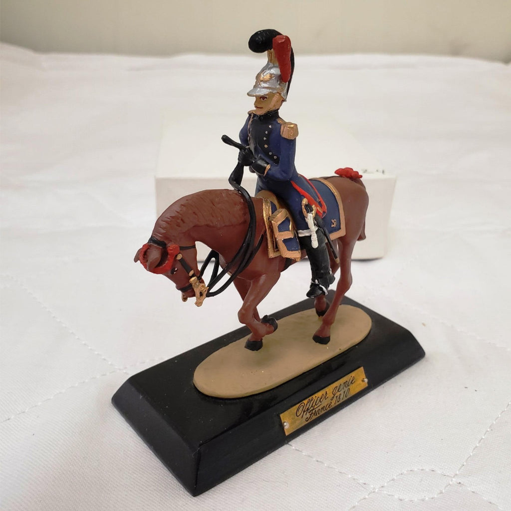 Officer Genie France 1810 Guards on Horseback Toy Soldier