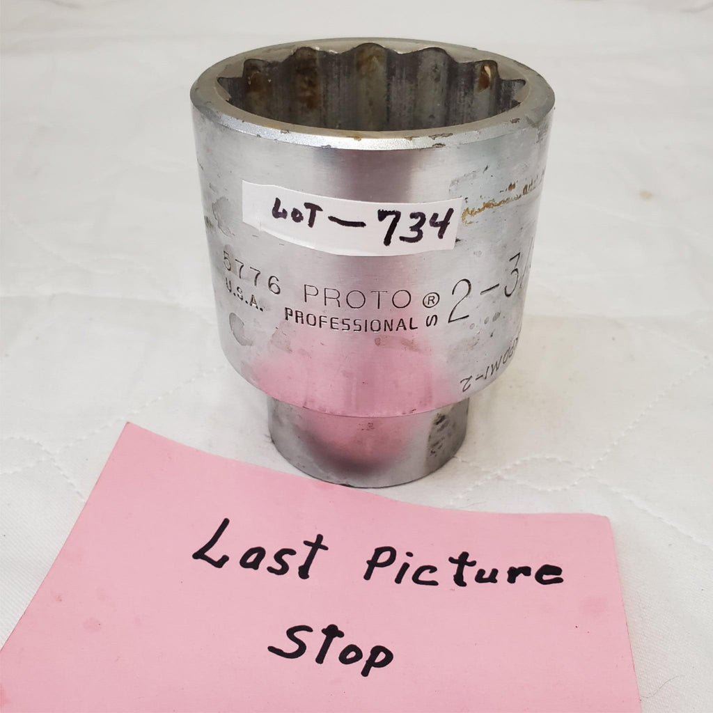PROTO 5776 2-3/8" U.S.A Professional Socket 1" LOT-734