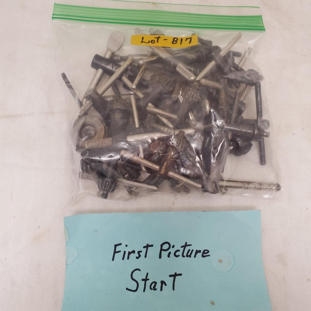 Lot of 37 Assorted Drill Chuck Keys Jacobs & More LOT-817