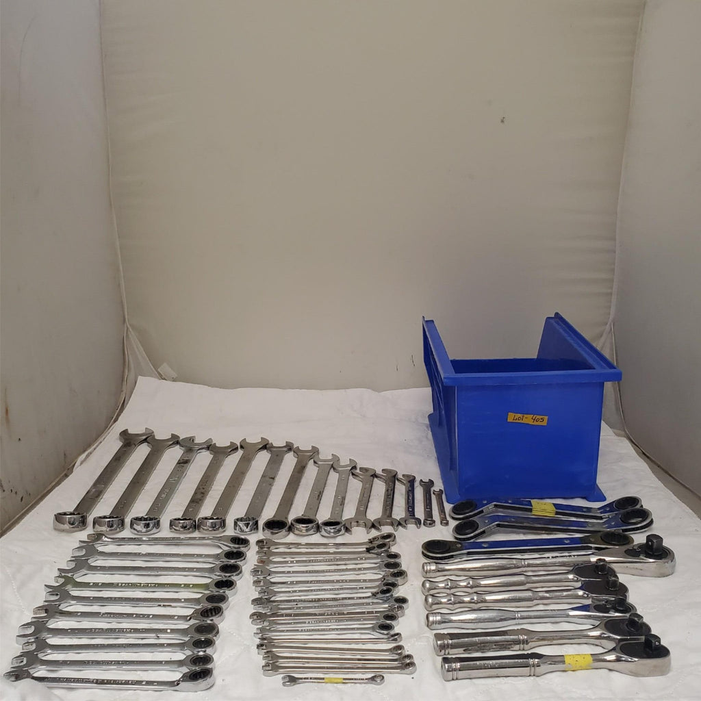 Lot of 49 Assorted Gearwrench Head Spanner, Ratcheting Wrench Set LOT-405