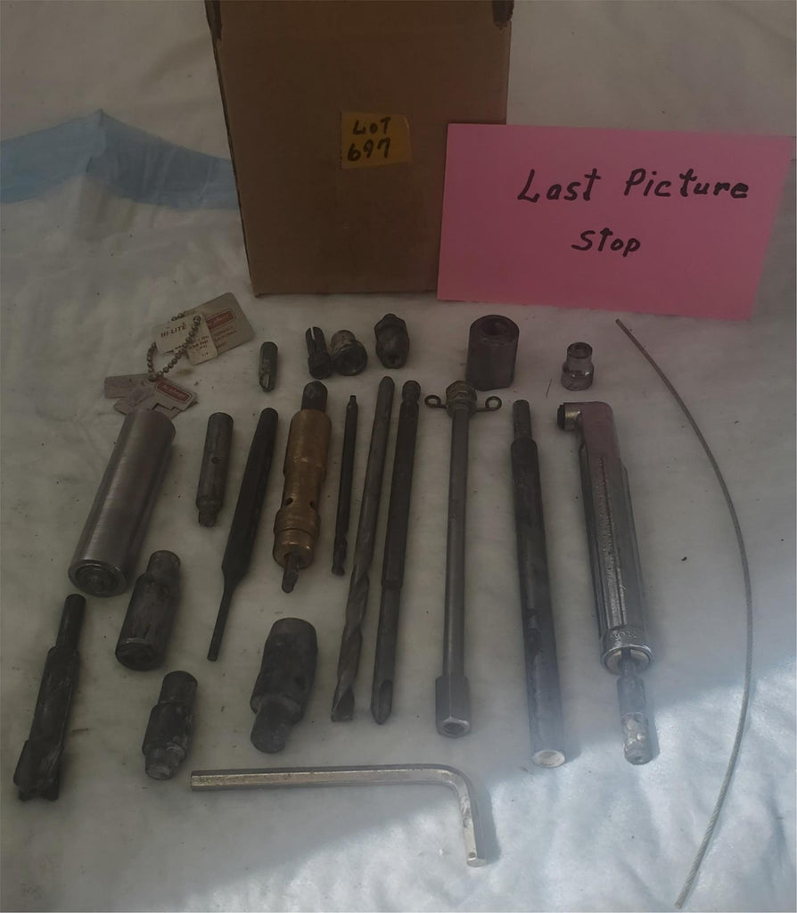Lot of Miscellaneous Assorted Machine Tools & Parts LOT697