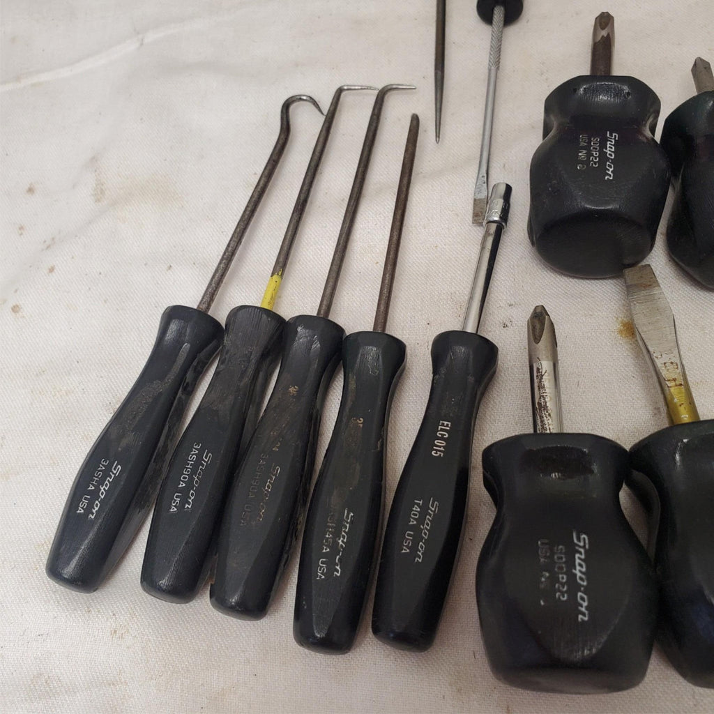 Lot of 21 Assorted Snap-on Flat Head Slotted Nut Driver & More LOT-160