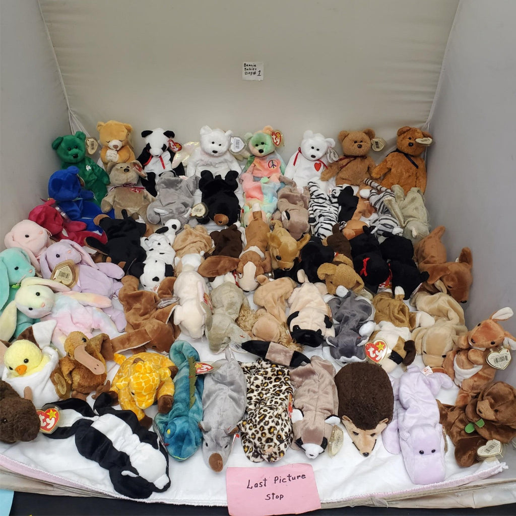 Huge Lot of Assorted TY Beanie Babies Plush Toys #1