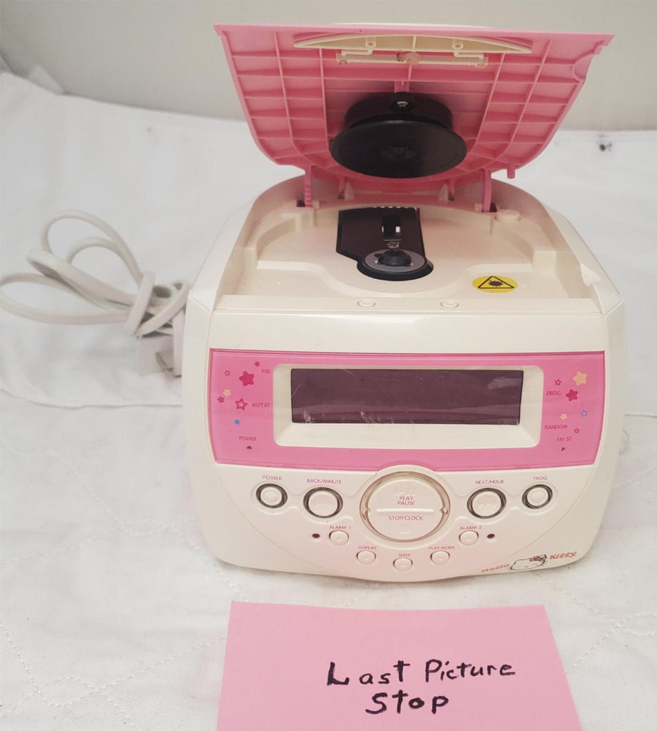 Hello Kitty KT2053 AM/FM Stereo CD Dual Alarm Clock Radio