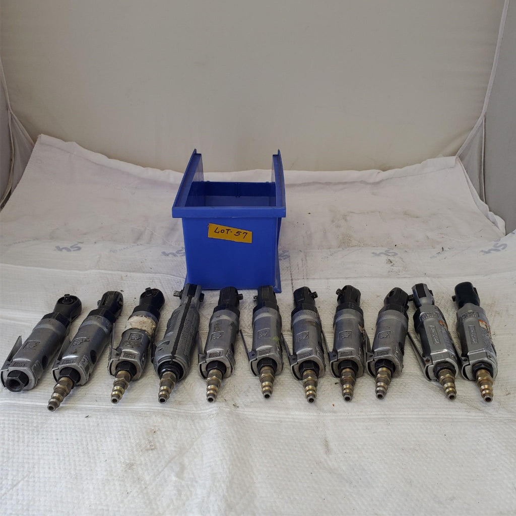 Lot ot 11 Heavy Duty Air Pneumatic Ratchet Wrench Blue Point/Ingersoll Rand #57