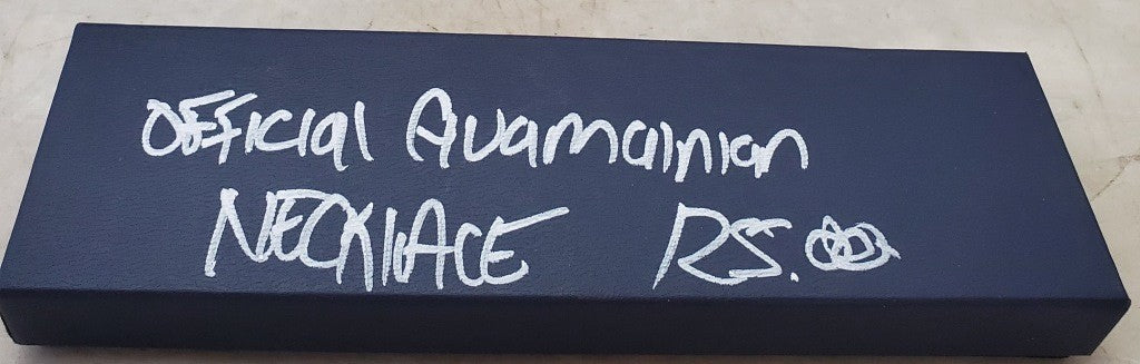 Handmade Guatamalian Necklace with Large White Stone and Black Beads