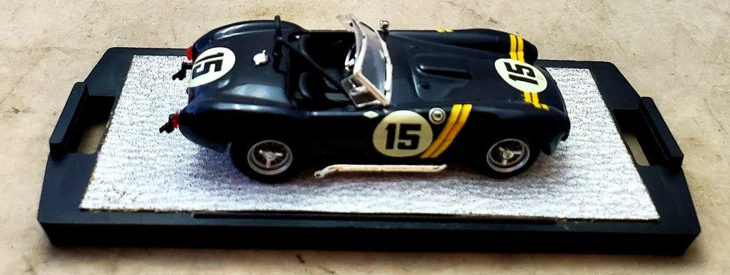 Vintage Used 15 Black Diescast Race Car Excellent Condition