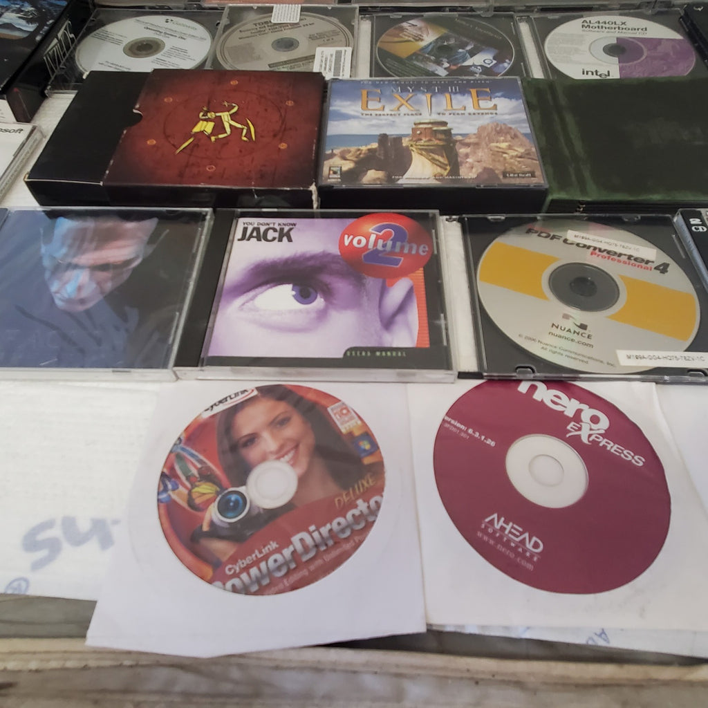 Lot of PC Video Games and Programs Myst III Exile The Beast Within Disc