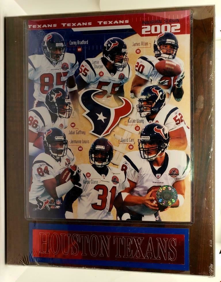 Lot of Houston Texans NFL Sports Collectibles / Magazine Bonds Hits 600