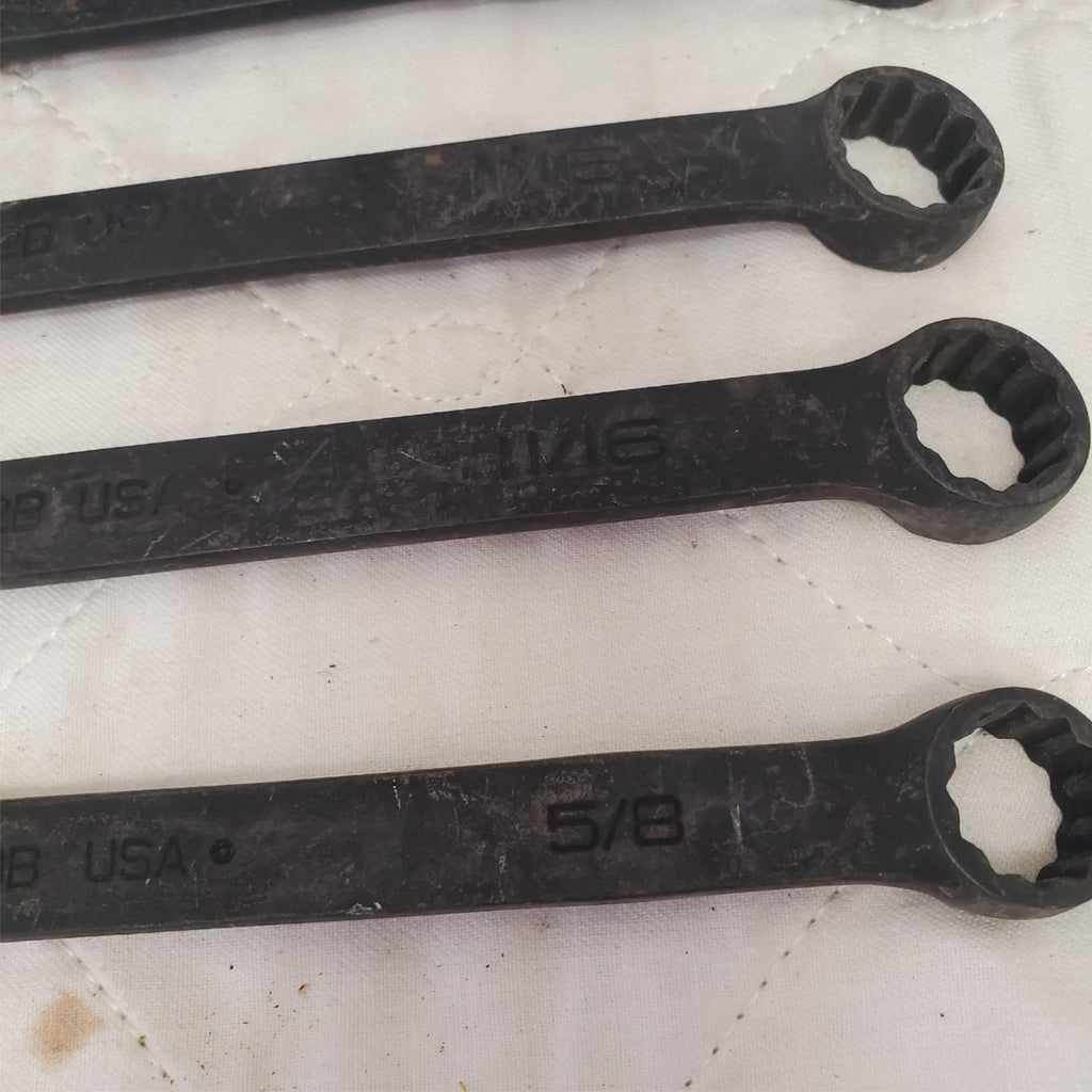 Lot of 5 Snap-On Combination Wrenches LOT-377