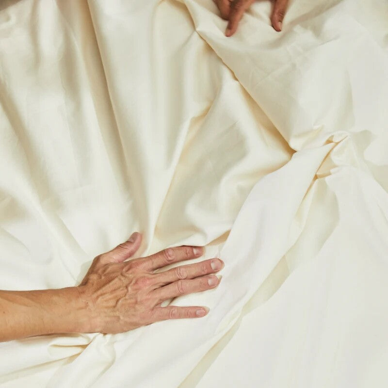 Avocado Organic Cotton Sheets Queen Size White 400 Thread Count Sheet Set $199