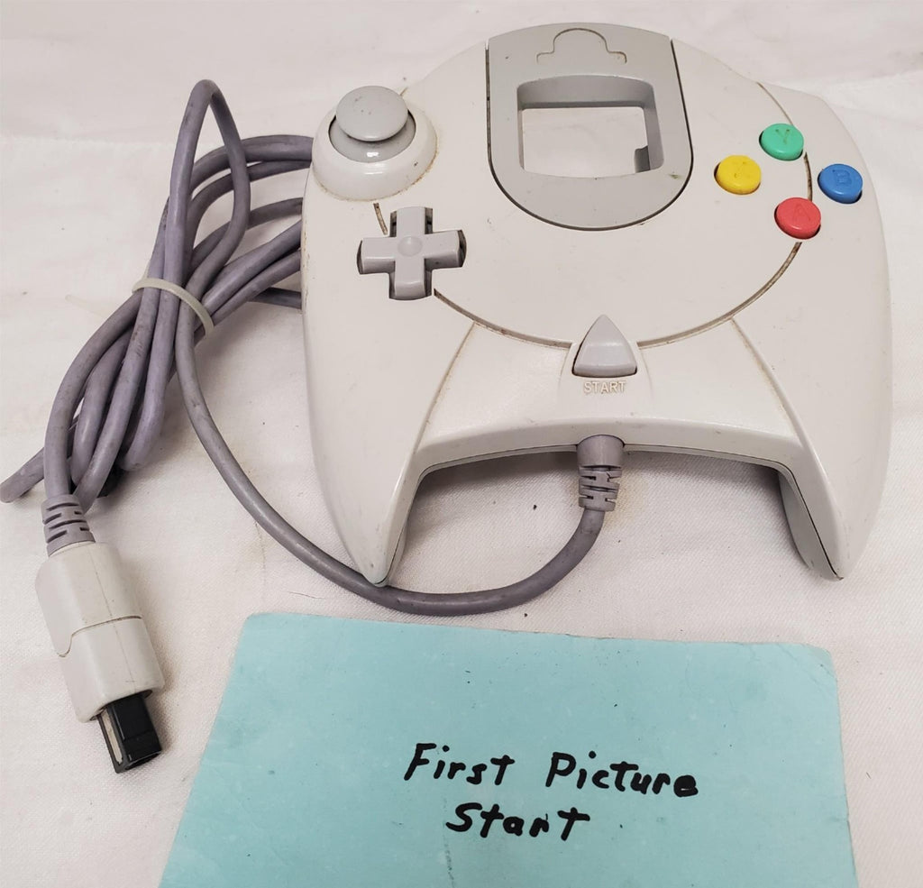 Sega Dreamcast HKT-7700 White Video Games Controller