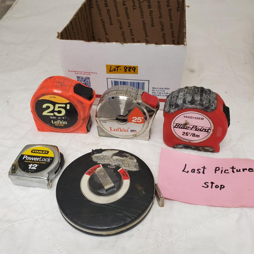 Lot of 5 Assorted Measuring Tapes LOT-889