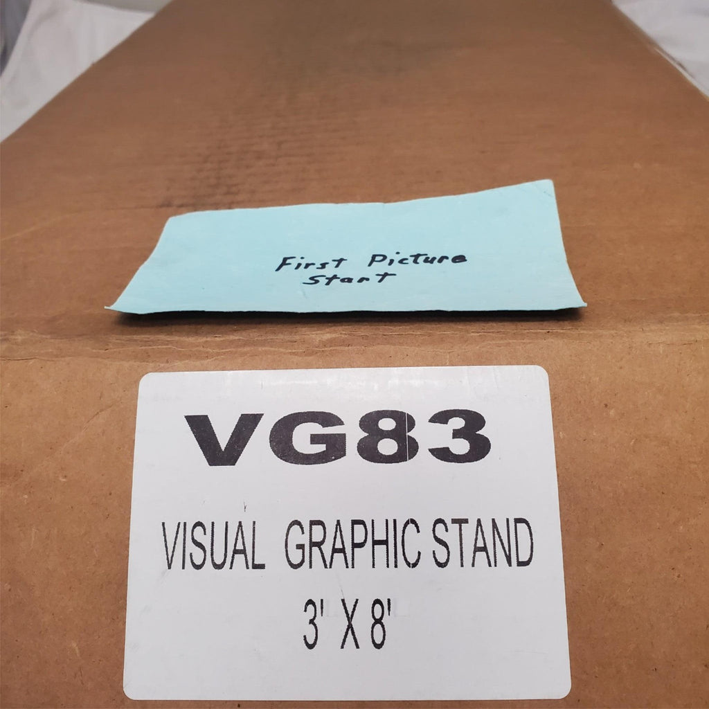 Pillowcase Banner Visual Graphic VG83  3Inch x 8Inch Stand
