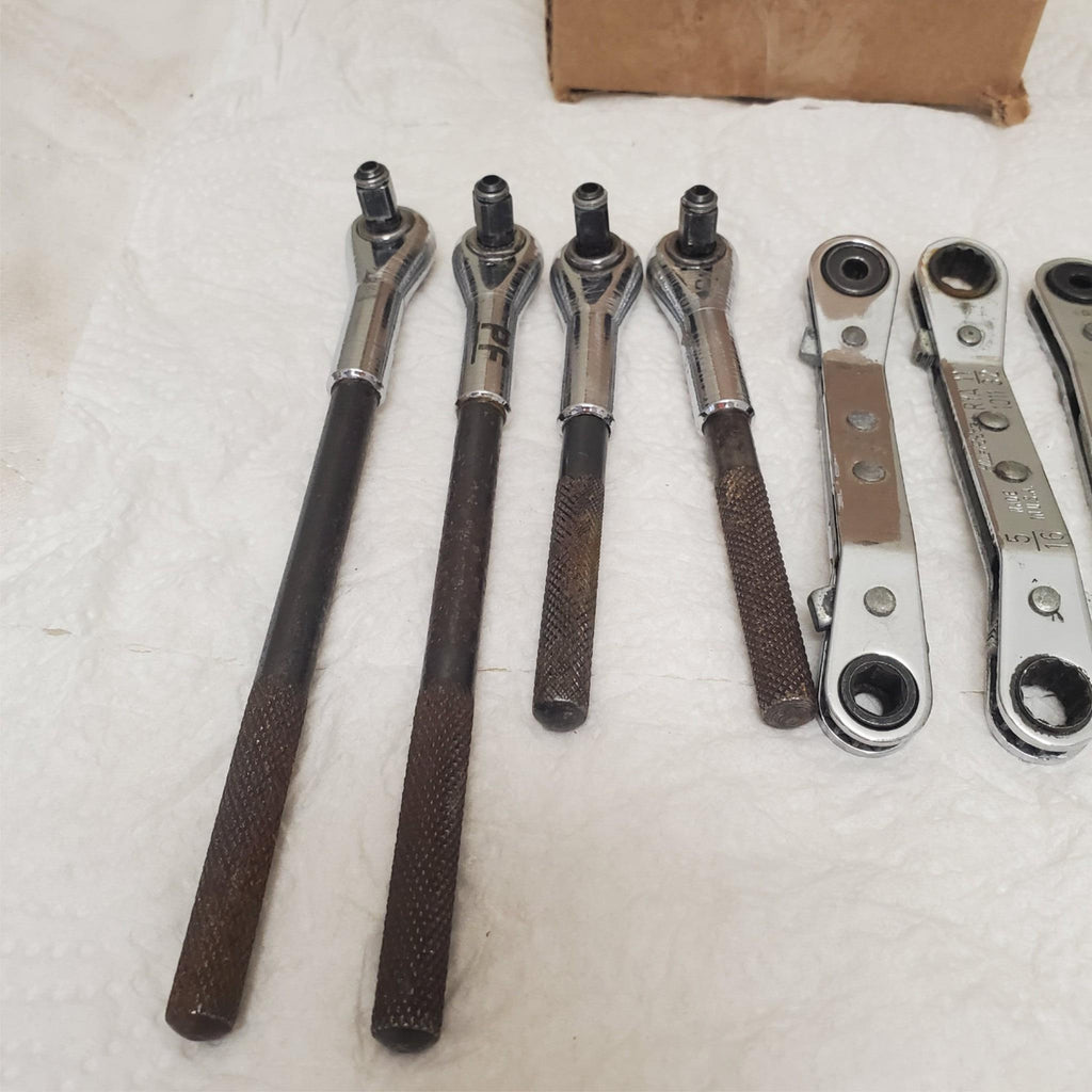 Lot of 9 Assorted Snap On Proto Craftsman Ratchet Wrenches LOT-598