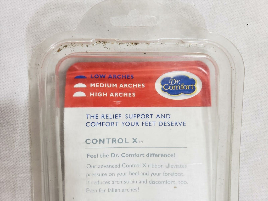 Dr. Comfort Control X Low Arch Women's Size 8 Support Insole Inserts
