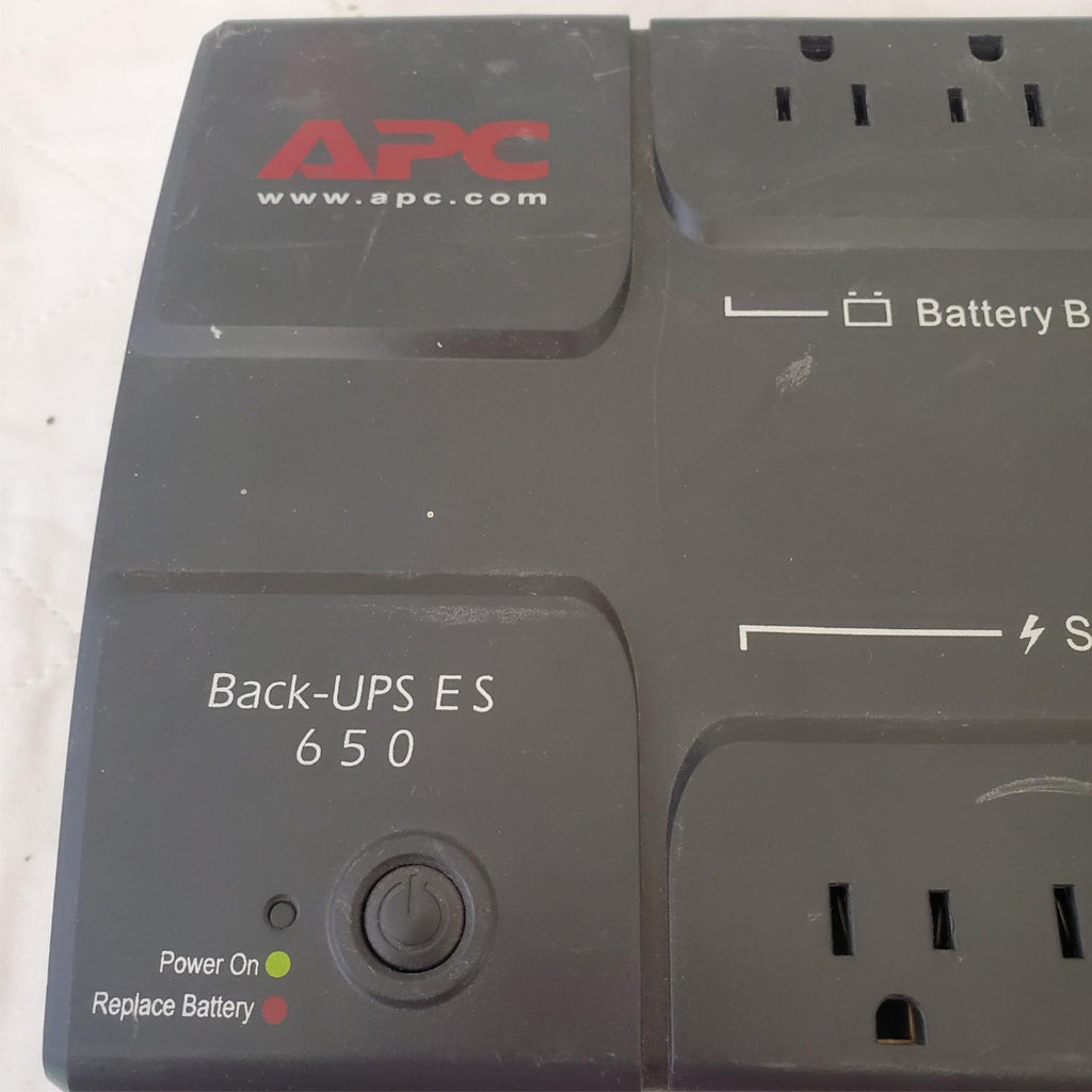 APC Back Up UPS ES 650 120V BE650R Surge Protected #10 (NO BATTERY INCLUDED)
