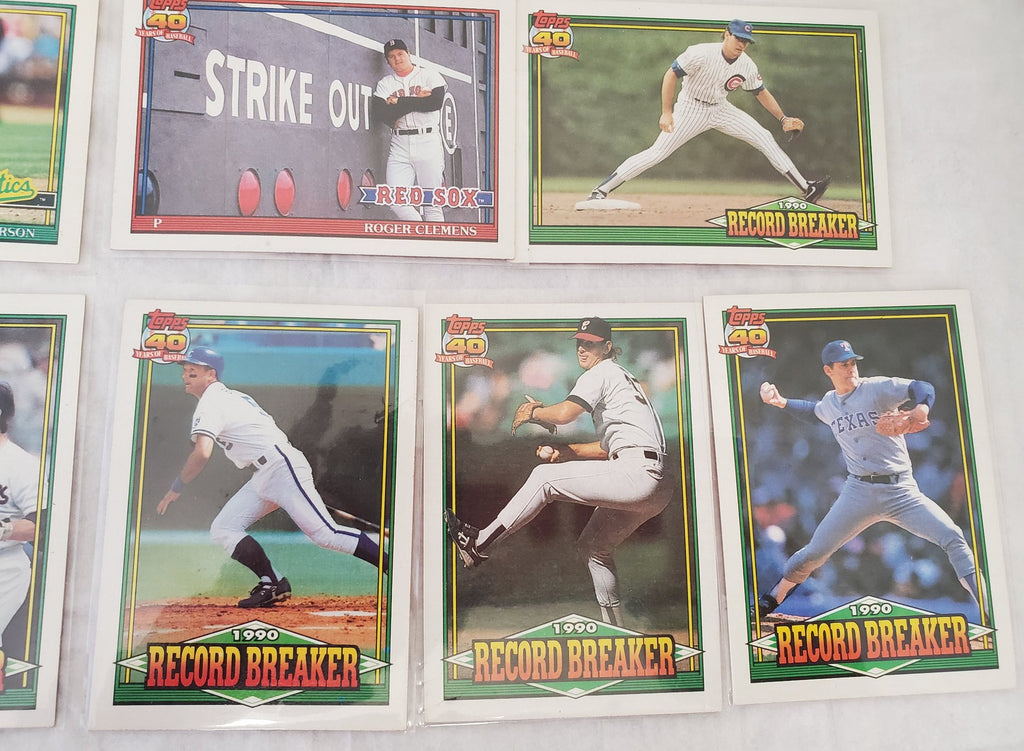 Topps 40 Years Of Baseball Rangers Nolan Ryan & More Basketball Trading Cards