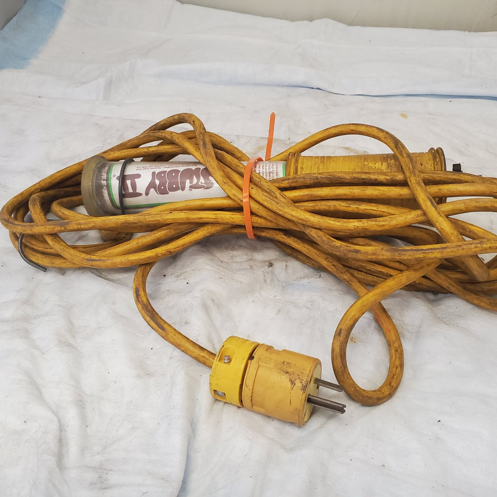 Vintage General Manufacturing Fluorescent Hand Lamp Fluorescent Light - Yellow