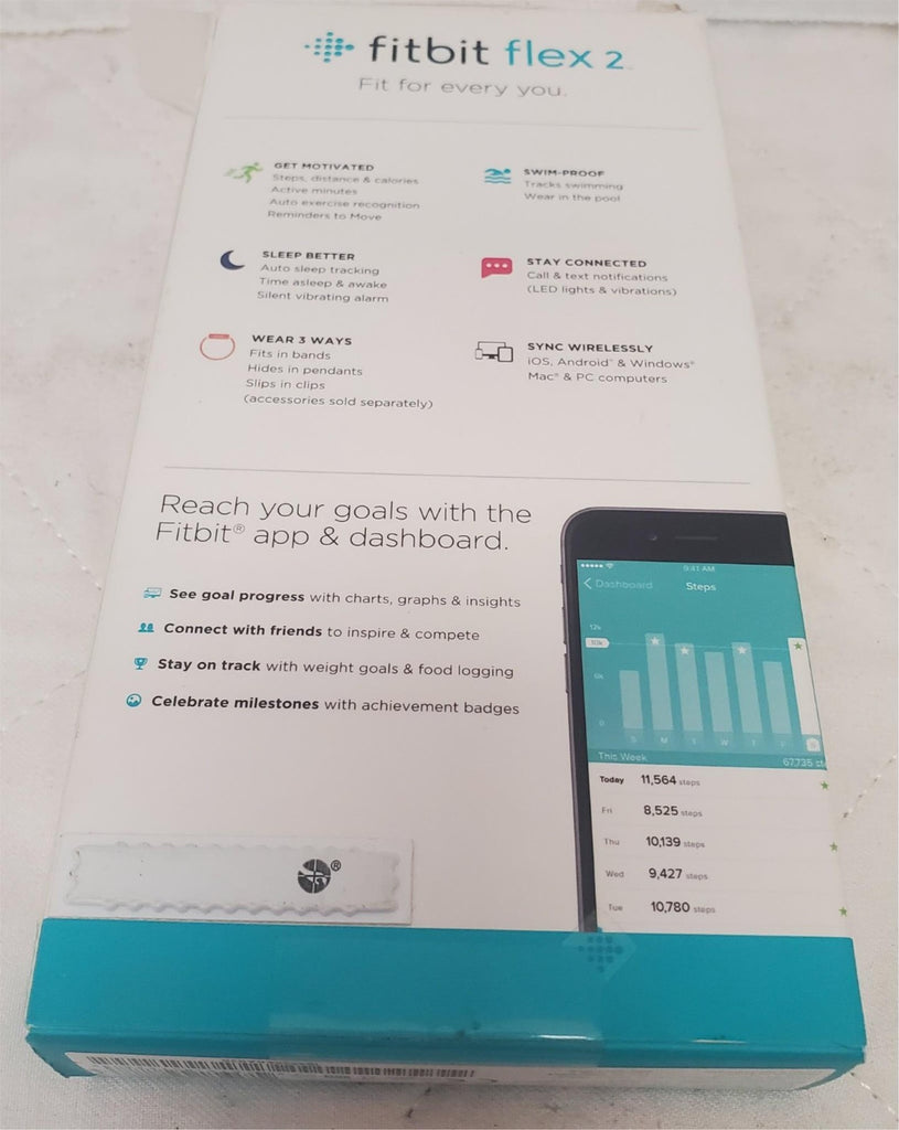 Fitbit Flex 2 FB403BK Activity Tracker Fitness Wristband Accessories (NO FITBIT)