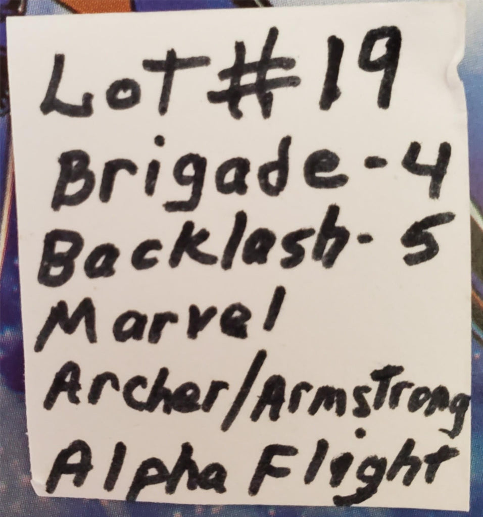 Lot of 12 Brigade Backlash Archer & Armstrong & Marvel Comic Books #19
