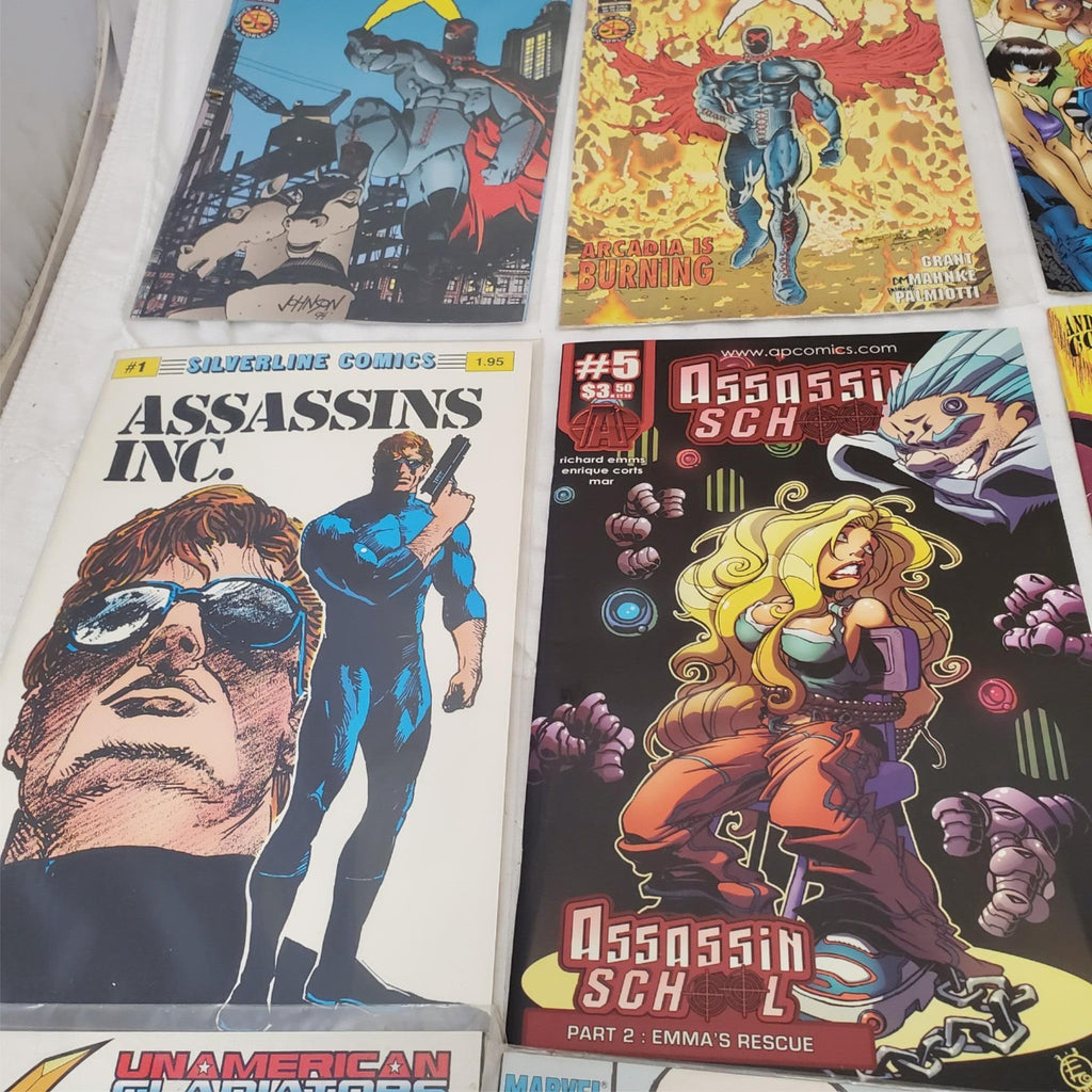 Lot of 12 Ash X Aster Assassins Inc. DC Marvel & Other Comic Books #9