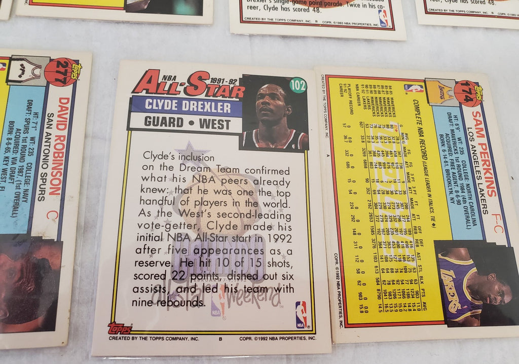 Kevin Gamble, Robert Parish Celtics Clyde Drexler, and more Basketball Cards