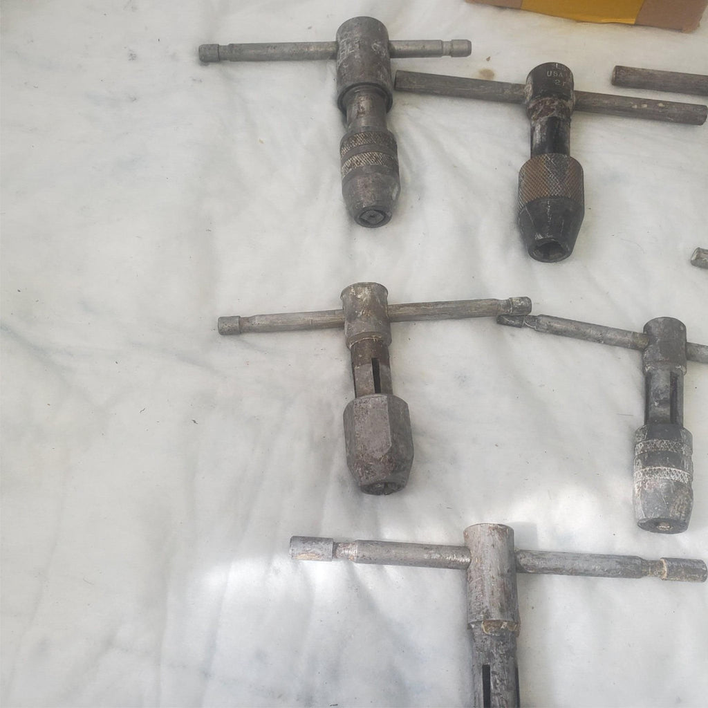 Lot of 8 T Handle Machinist Tool LOT-501