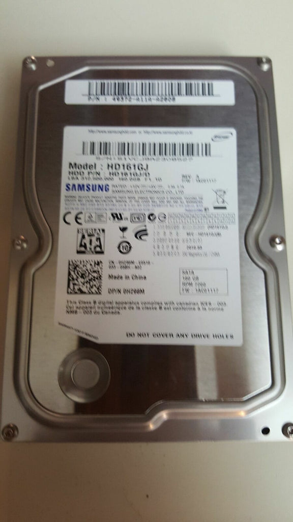 Samsung SpinPoint F1 160GB HD161GJ Internal 7200 RPM 3.5" HD