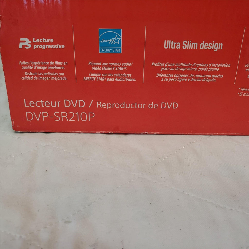 Sony DVP-SR210P Progressive Scan DVD Player 