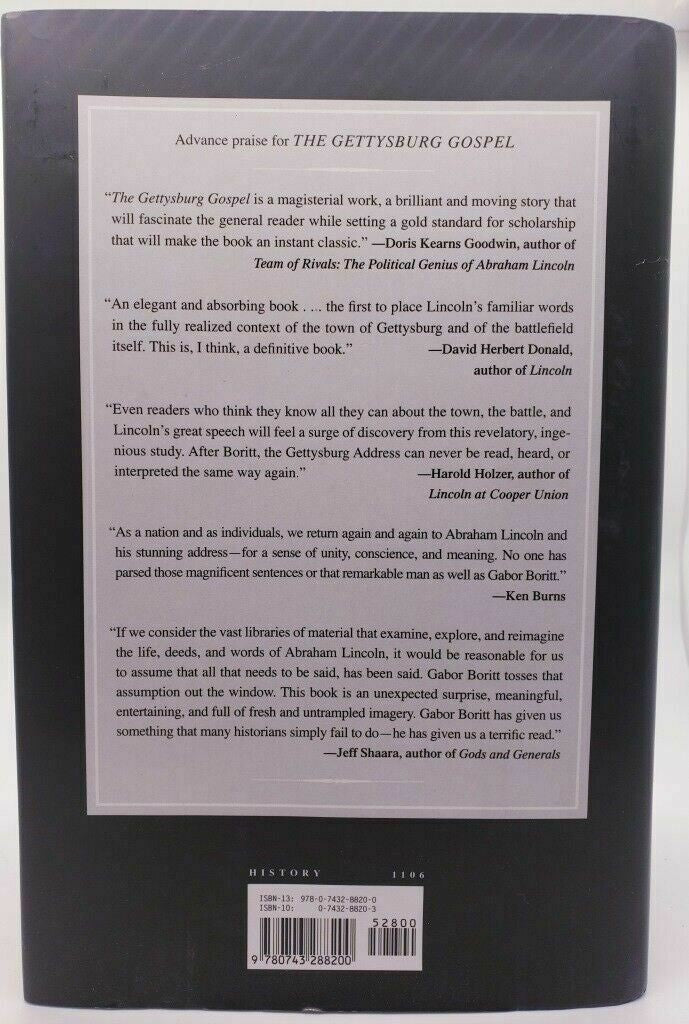 The Gettysburg Gospel: The Lincoln Speech That Nobody Knows Gabor Boritt
