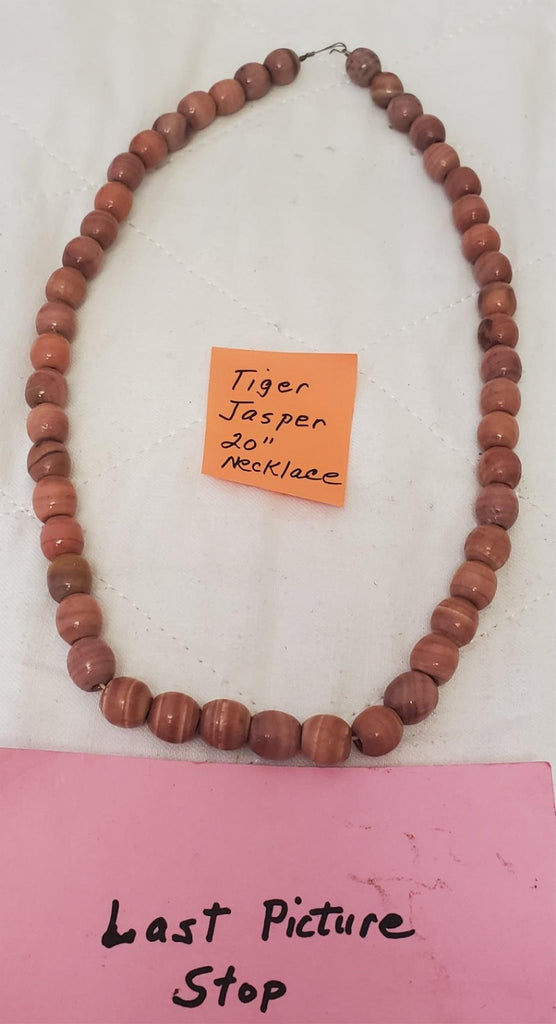20" Tiger Jasper Necklace