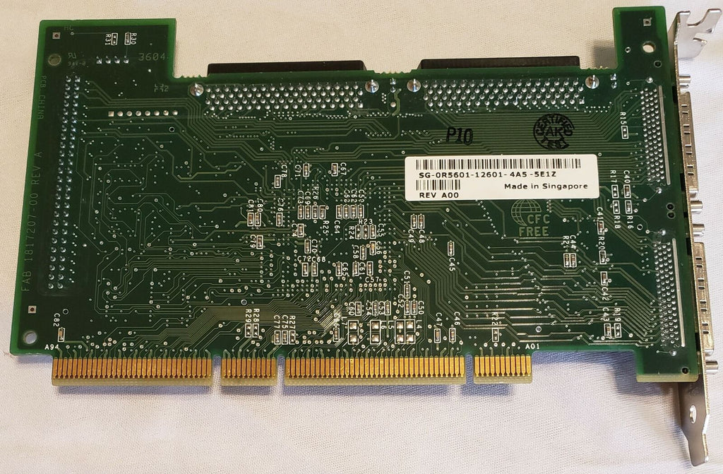 FOR DELL Adaptec ASC 39160 Dual Channel U PCI X 160 SCSI Controller Card 0R5601