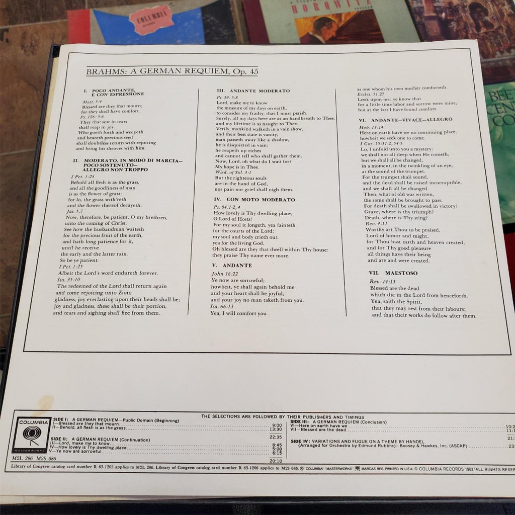 Lot of 7 Record Sets - Beethoven, Brahms, Nutcracker, Iberia #4