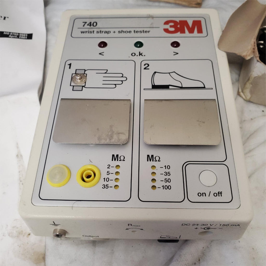 3M 740 LED Combo Wrist Strap and Shoe Tester