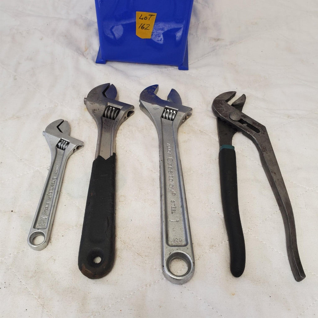 Lot of 5 Assorted Crescent 10" 6" Adjustable Wrench & Pliers LOT-162