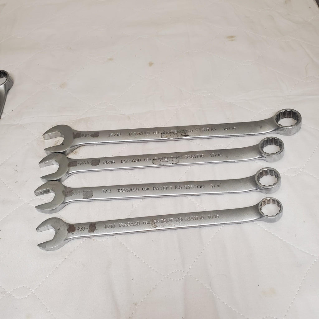 Lot of 4 Proto Anti-Slip Design Combination Wrench LOT-761