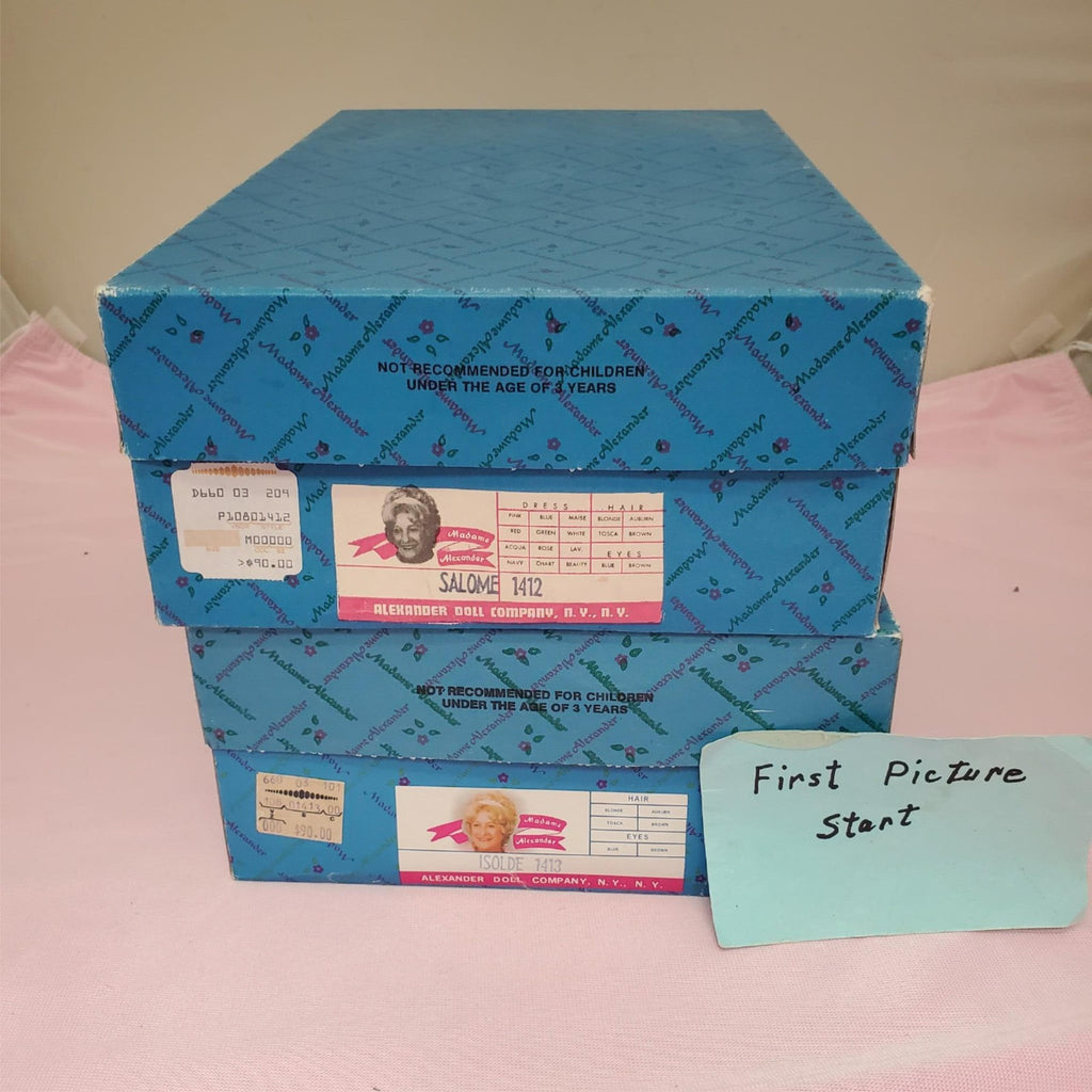 Madame Alexander #1413 Isolde #1412 Salome Opera Series Dolls Set with Box