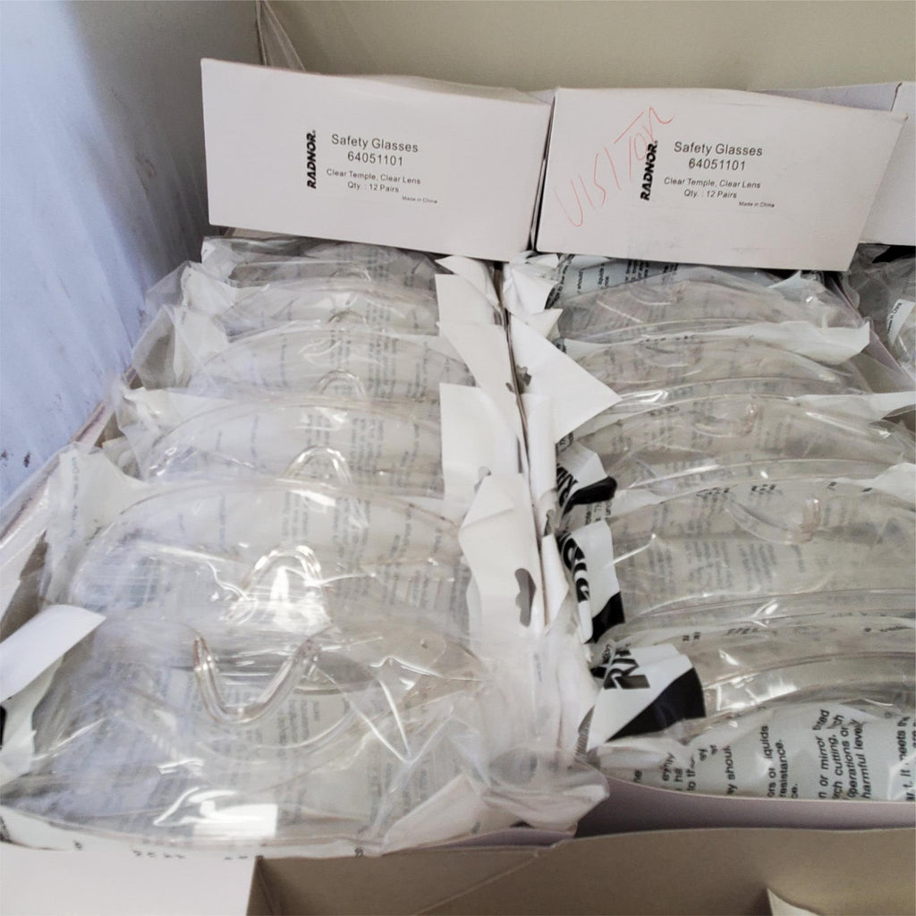 Radnor Visitor Spec Series Safety Glasses Clear Frame Clear Polycarbonate Lens